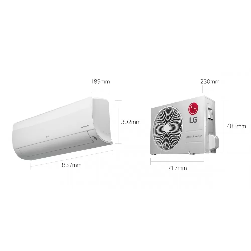 Aire Acondicionado Split LG Smart Inverter 12.000 BTU
